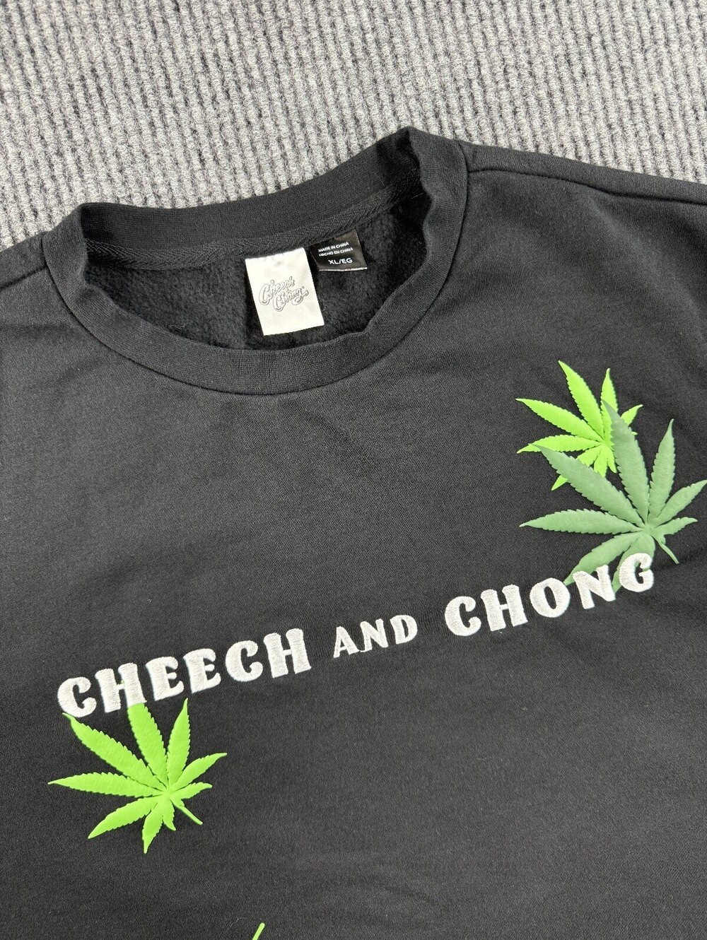Cheech & Chong Bud Bros Graphic Sweater Mens XL Hippie Stoner